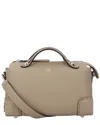 Fendi Brown Leather By The Way Medium In Neutral