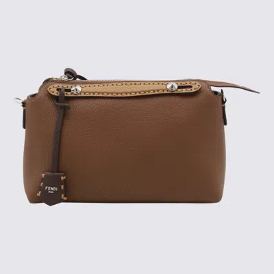 Fendi Brown Leather By The Way Medium To Handle Bag