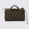 Fendi Brown Leather By The Way Soft Medium Top Handle Bag