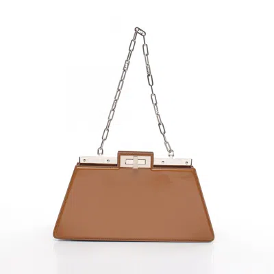 Pre-owned Fendi Brown Leather Shoulder Bag ()