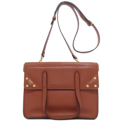 Pre-owned Fendi Brown Leather Shoulder Bag ()