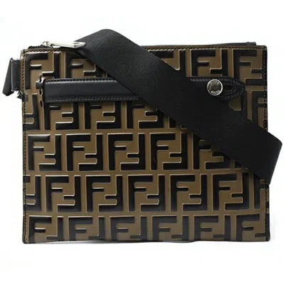 Pre-owned Fendi Brown Leather Shoulder Bag ()