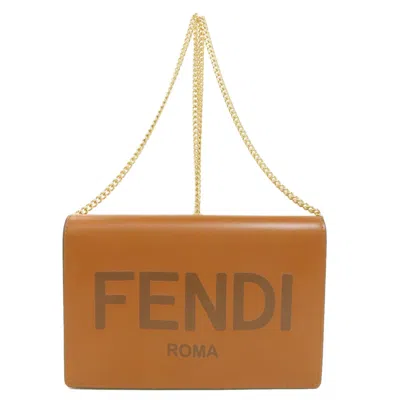 Pre-owned Fendi Brown Leather Shoulder Bag ()