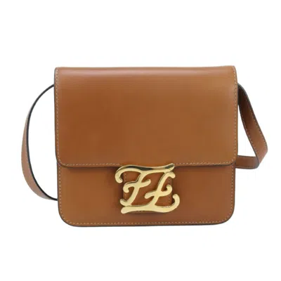 Pre-owned Fendi Brown Leather Shoulder Bag ()