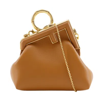 Pre-owned Fendi Brown Leather Shoulder Bag ()