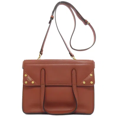 Pre-owned Fendi Brown Leather Shoulder Bag ()