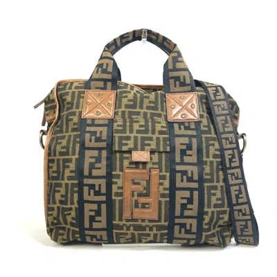 Pre-owned Fendi Brown Leather Tote Bag ()