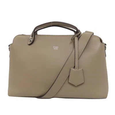 Pre-owned Fendi Brown Leather Tote Bag ()