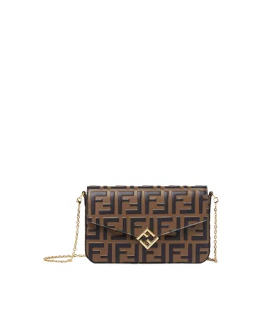 Fendi Brown Leather Wallet