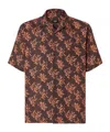 Fendi Brown Linen Shirt In Brown