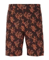 Fendi Brown Linen Shorts In Brown