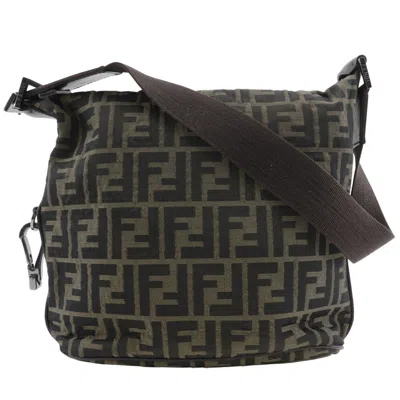 Pre-owned Fendi Brown Nylon Shoulder Bag ()