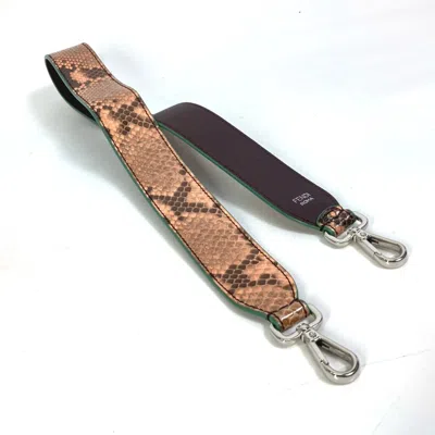 Pre-owned Fendi Brown Other Chain/shoulder Wallet ()