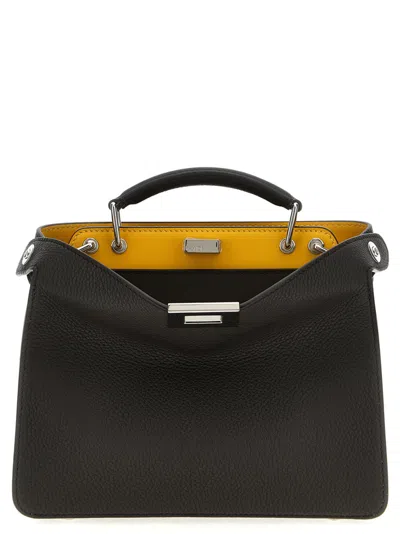 Fendi Brown Peekaboo Iseeu Small Handbag