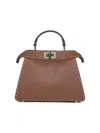 Fendi Brown Peekaboo Iseeu Small Handbag