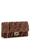 Fendi Brown Polyester-cotton Wallet In Brown