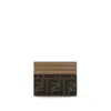 Fendi Brown Polyester Wallet In Brown