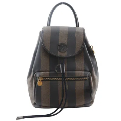 Pre-owned Fendi Brown Pvc Backpack ()