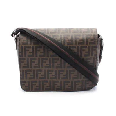 Pre-owned Fendi Brown Pvc Leather Shoulder Bag ()