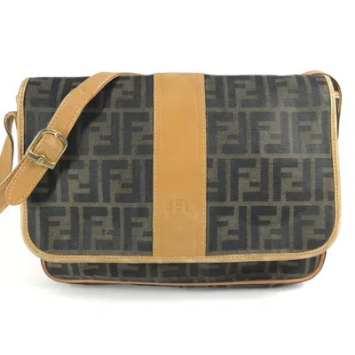 Pre-owned Fendi Brown Pvc Leather Shoulder Bag ()