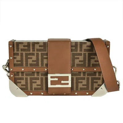 Pre-owned Fendi Brown Pvc Leather Shoulder Bag ()