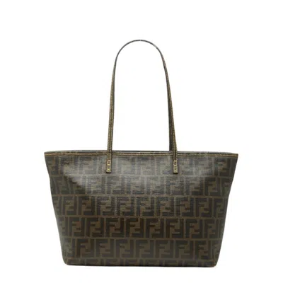 Pre-owned Fendi Brown Pvc Leather Tote Bag ()