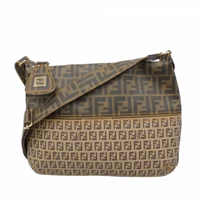 Pre-owned Fendi Brown Pvc Shoulder Bag ()