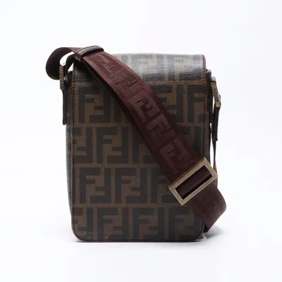 Pre-owned Fendi Brown Pvc Shoulder Bag ()