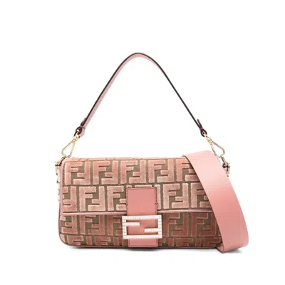 Fendi Brown Shoulder Bags Women
