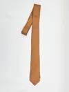 Fendi Polka Dot Jacquard Silk Tie In Brown