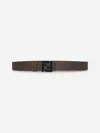 Fendi Brown Squared Ff Reversible Belt