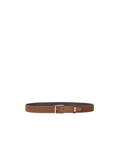 Fendi Brown Suede Belt