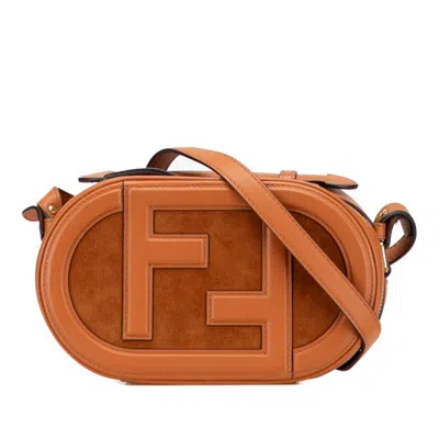 Pre-owned Fendi Brown Suede Leather Shoulder Bag ()