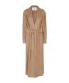 Fendi Leather Coat In Nude