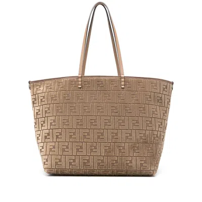 Fendi Brown Tote Bags Women