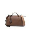 Fendi By The Way Soft Medium With Macro Top Stitching Bags In Brown