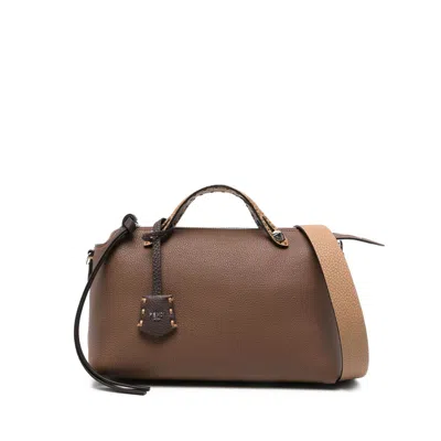 FENDI FENDI BROWN TOTE BAGS WOMEN