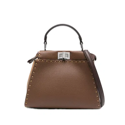 Fendi Brown Tote Bags Women