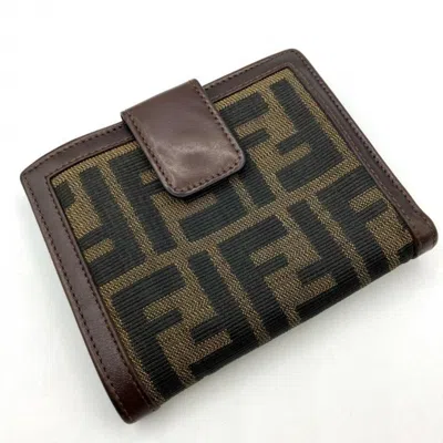 Pre-owned Fendi Brown Wallet (bi-fold) ()