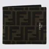Fendi Men Ff 19 Jacquard Wallet In Multi