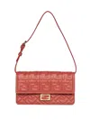Fendi Women Brown Wallet On Chain Baguette Minibag In Brown