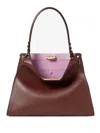 Fendi Brown Way Medium Shoulder Bag In Brown