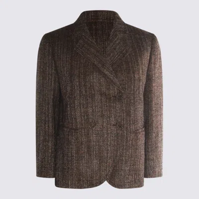 Fendi Brown Wool Blazer