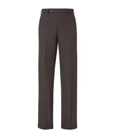 FENDI FENDI STRAIGHT-LEG TAILORED CIGARETTE PANTS