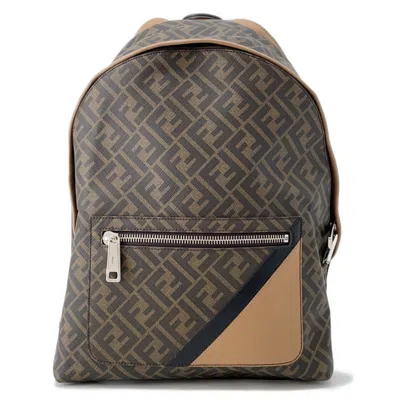 Pre-owned Fendi Brown Zucca Backpack ()