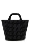 Fendi Borsa Shopping In Cashmere Ricamato Uomo In Printed