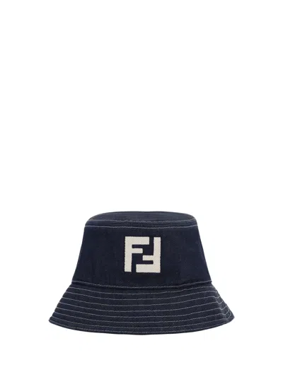 Fendi Bucket Hat In Blu