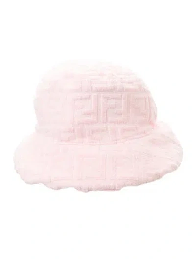 Pre-owned Fendi Bucket Hat In Pink