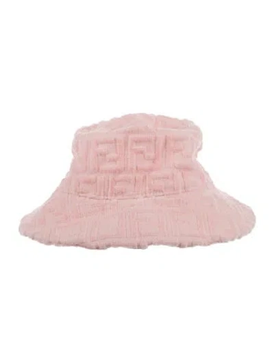 Pre-owned Fendi Bucket Hat In Pink