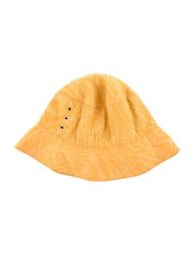 Pre-owned Fendi Bucket Hat In Yellow